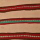 2x10 Red & Green Kilim Runner Rug, 79x323Cm