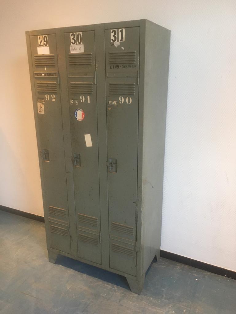 Vintage industrial wardrobe