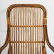 Fauteuil en rotin, années 1950