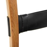 Set of 4 Scandinavian leather chairs "Remus", Yngve Ekström, Swedese, Sweden, 1960