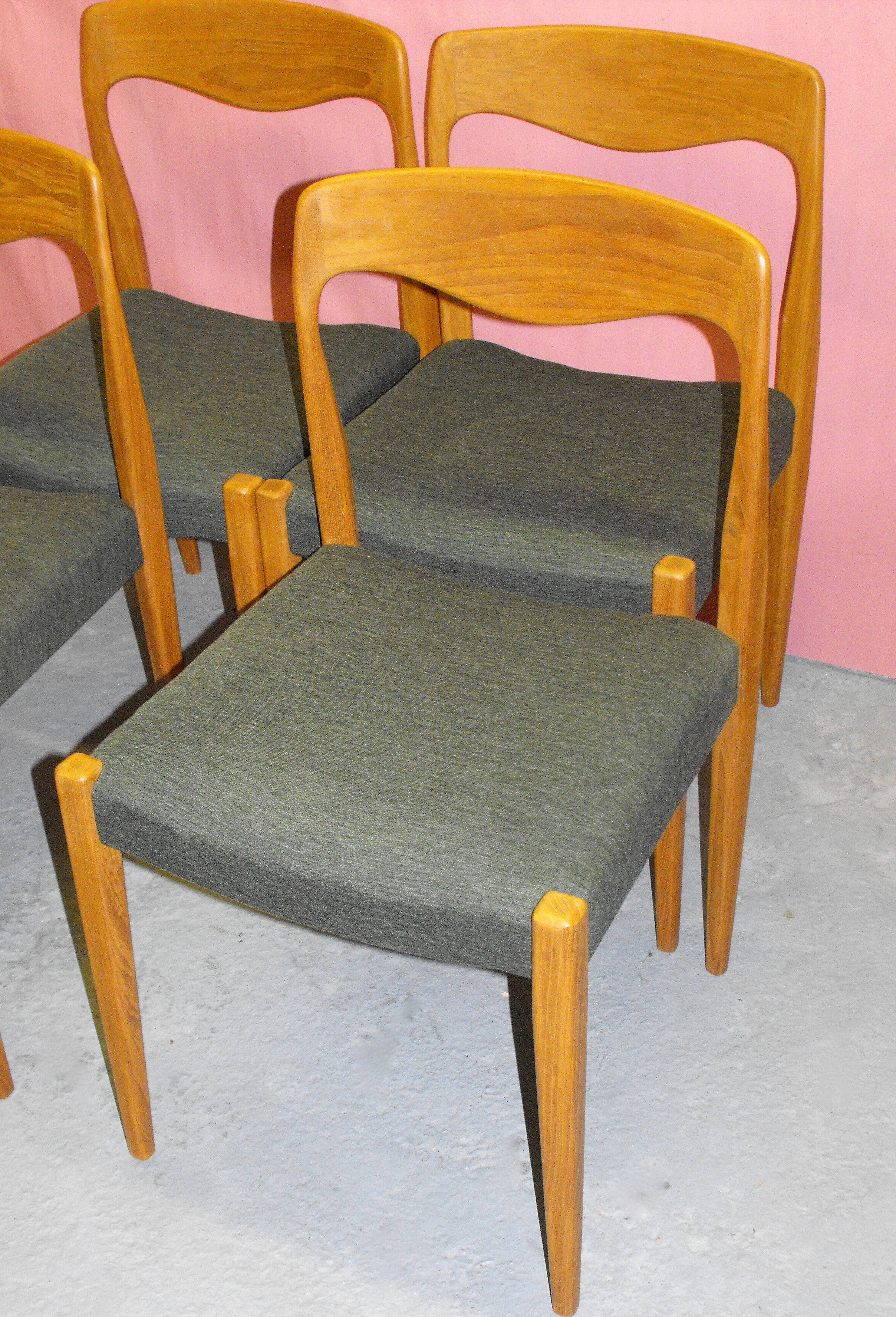 4 scandinavian chairs from the 60s