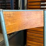 Pair of vintage school chairs