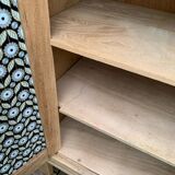 Parisian art deco sideboard in raw oak 1930