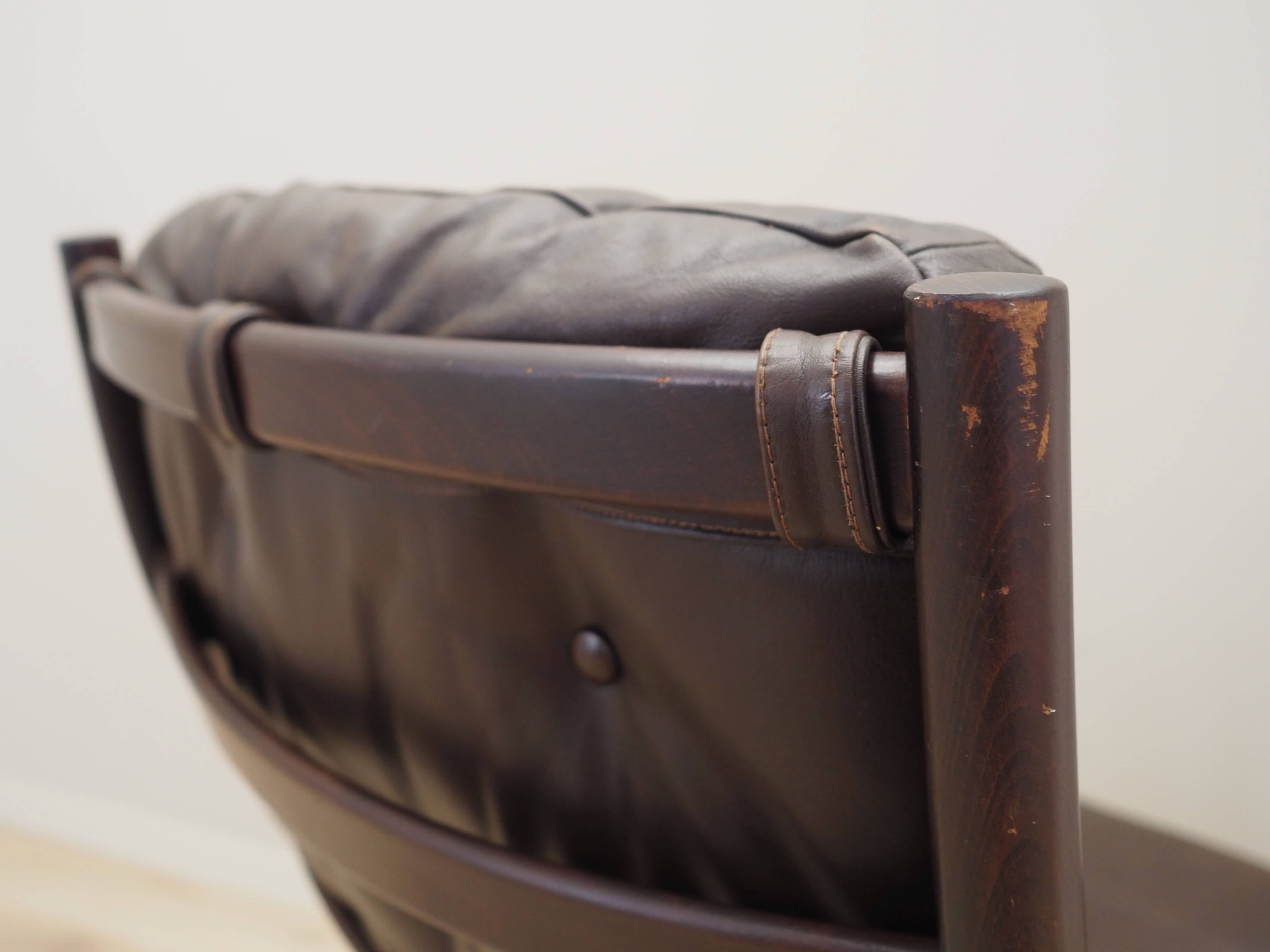 Beech rocking chair, Danish design, 1980s, production: Denmark