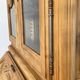 Provençal display cabinet in solid cherry wood, Louis XV style.