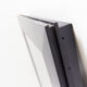 Infinite mirror with black metal frame - Italy