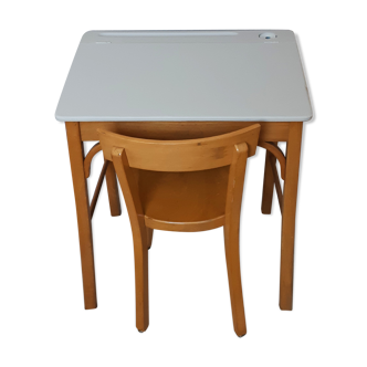 Children's desk and Baumann chair
