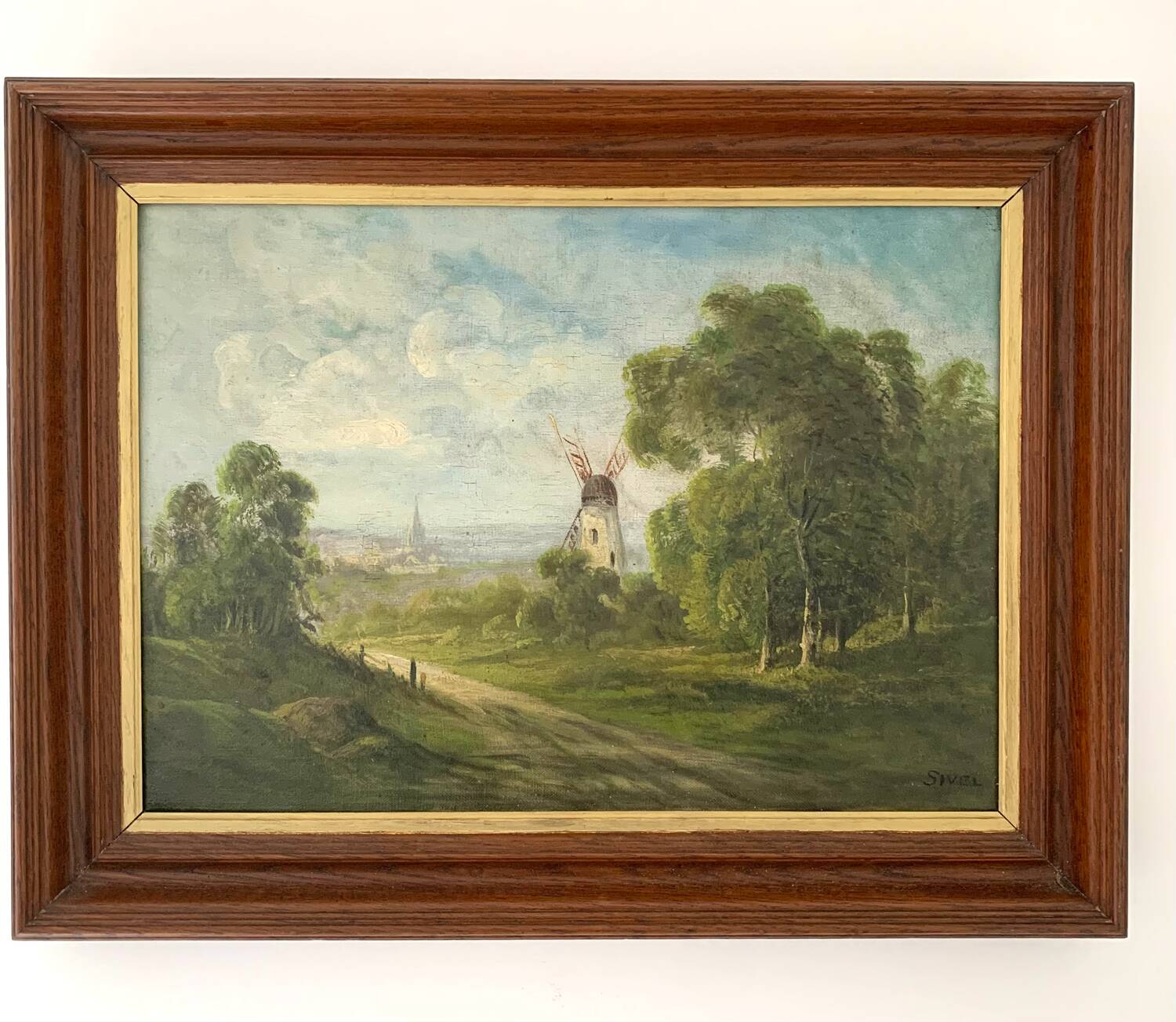 Oil on canvas from the beginning of the 20th century by Sivel