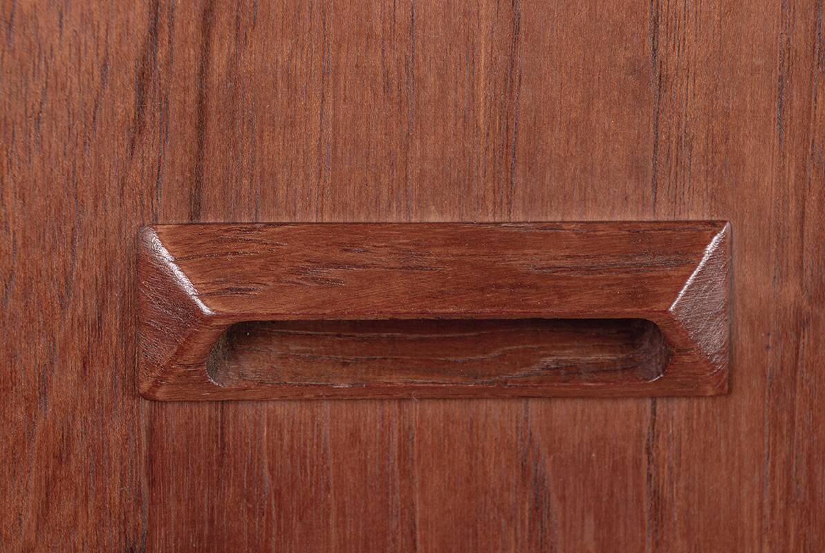 Danish teak chest of drawers, 4 drawers, by Borge Mogensen, Søborg Mobelfabrik.