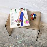 Smoked Plexiglas coffee table
