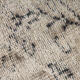 Tapis de course turc vintage en laine douce délavée, bleu marine, 2x9