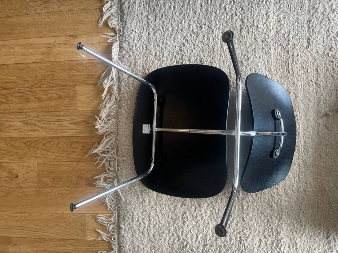 LCM Eames chair in black ash