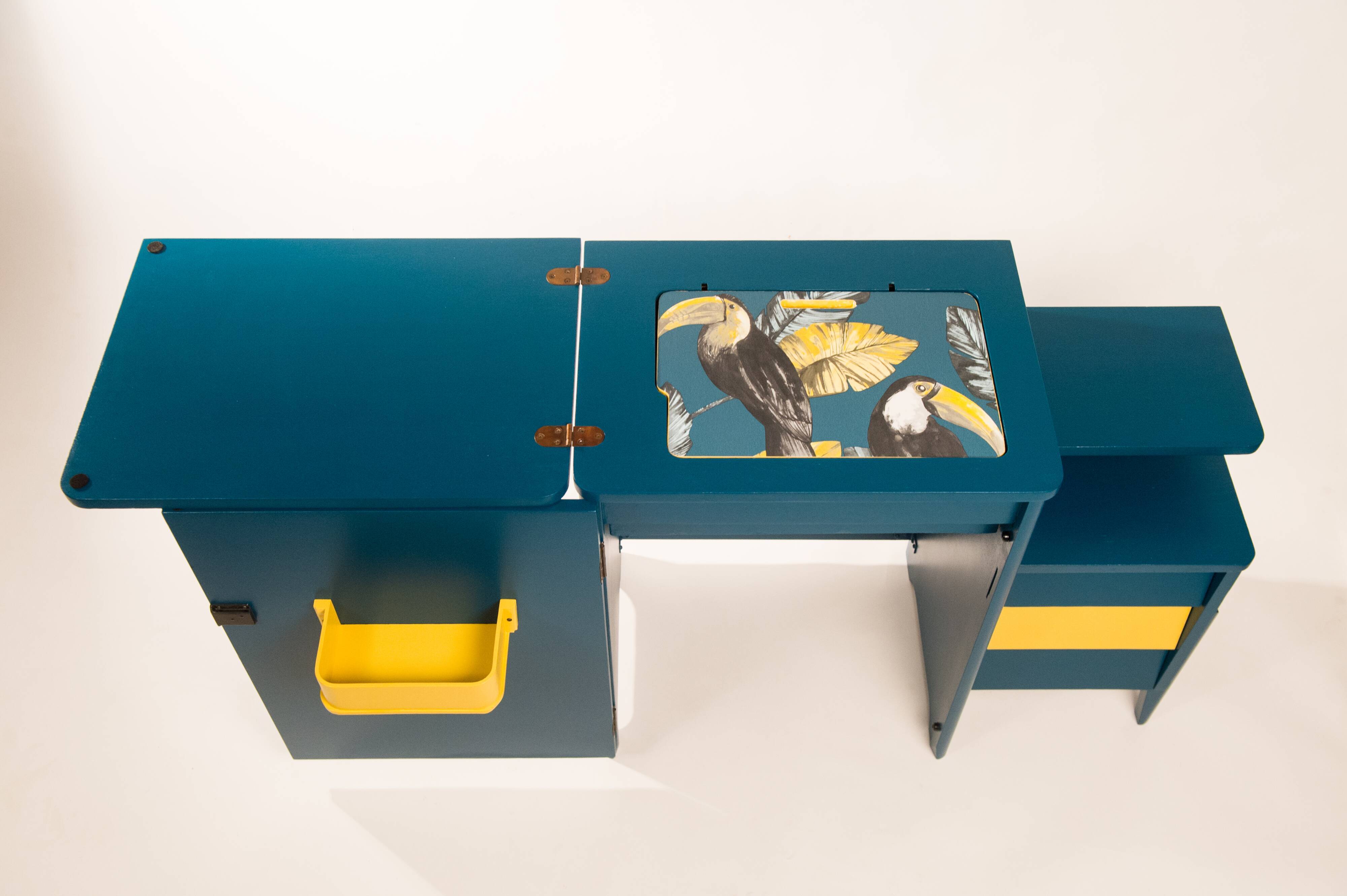 Desk, old sewing table