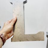 4 decorative letters metal sign LOVE FLY