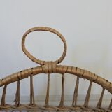 Rattan shelf