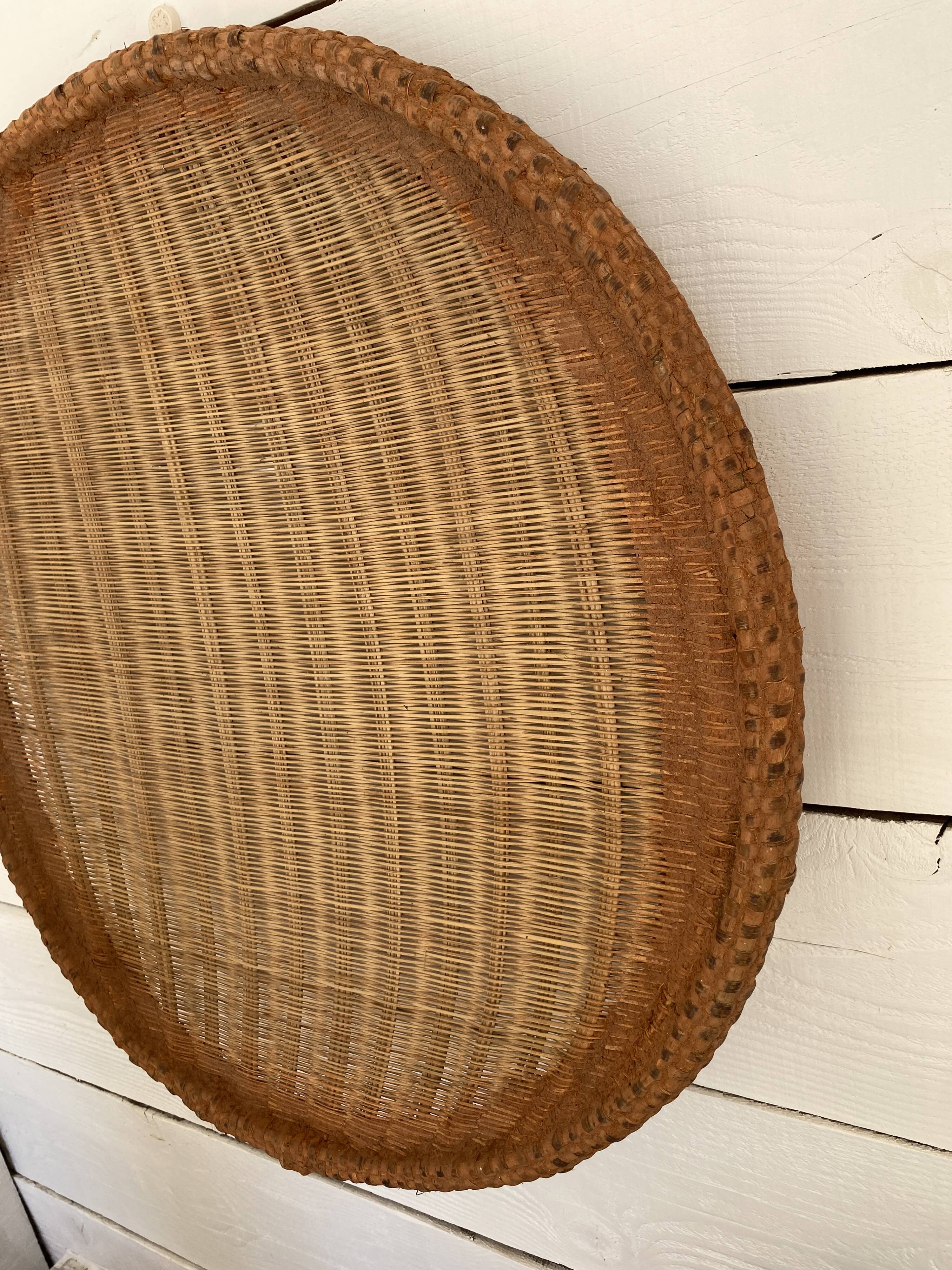 Plateau  paille 73 cm