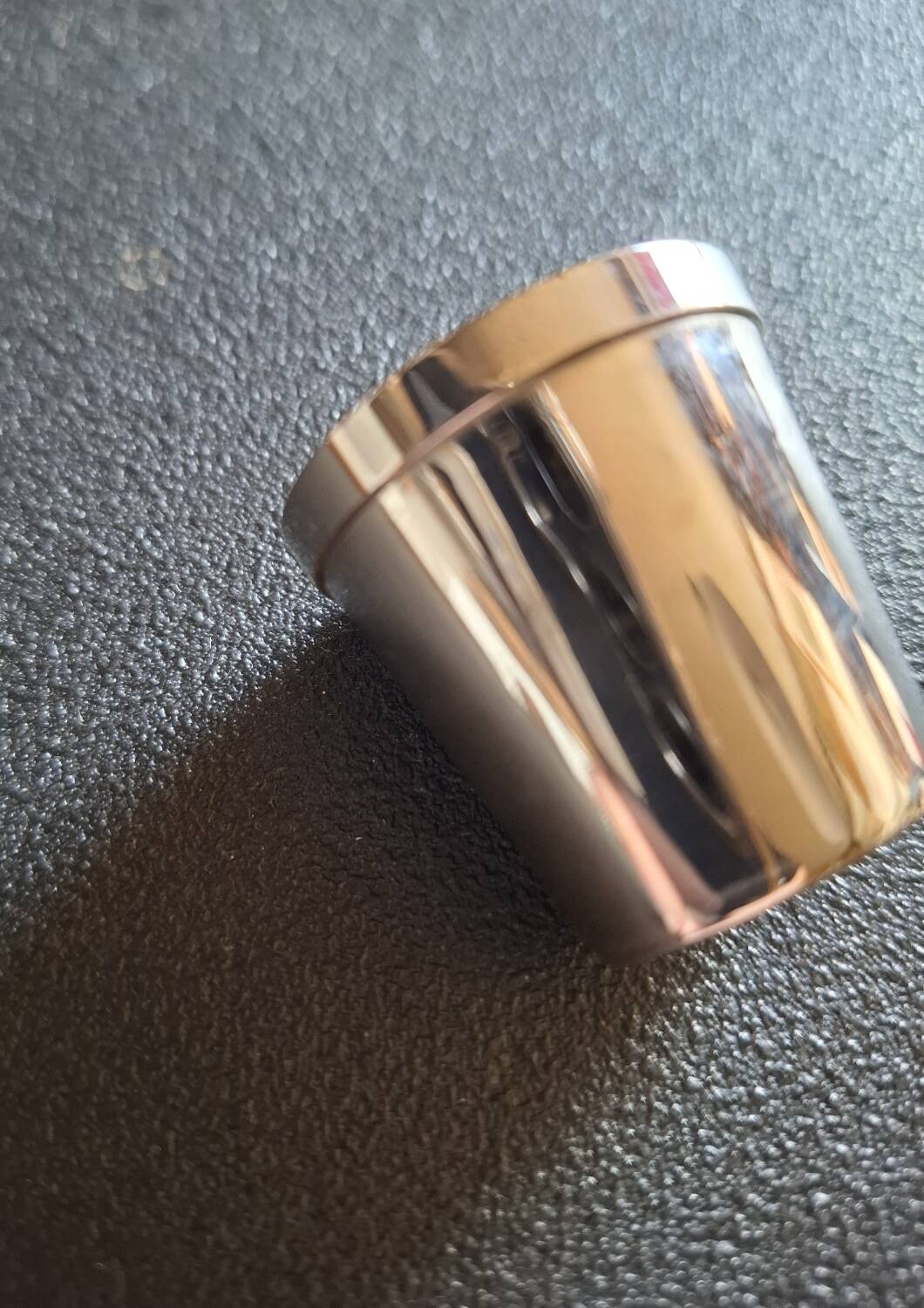 Set of 3 silver-plated shot glasses