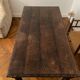 Old farm dining table Louis XIII turned wood