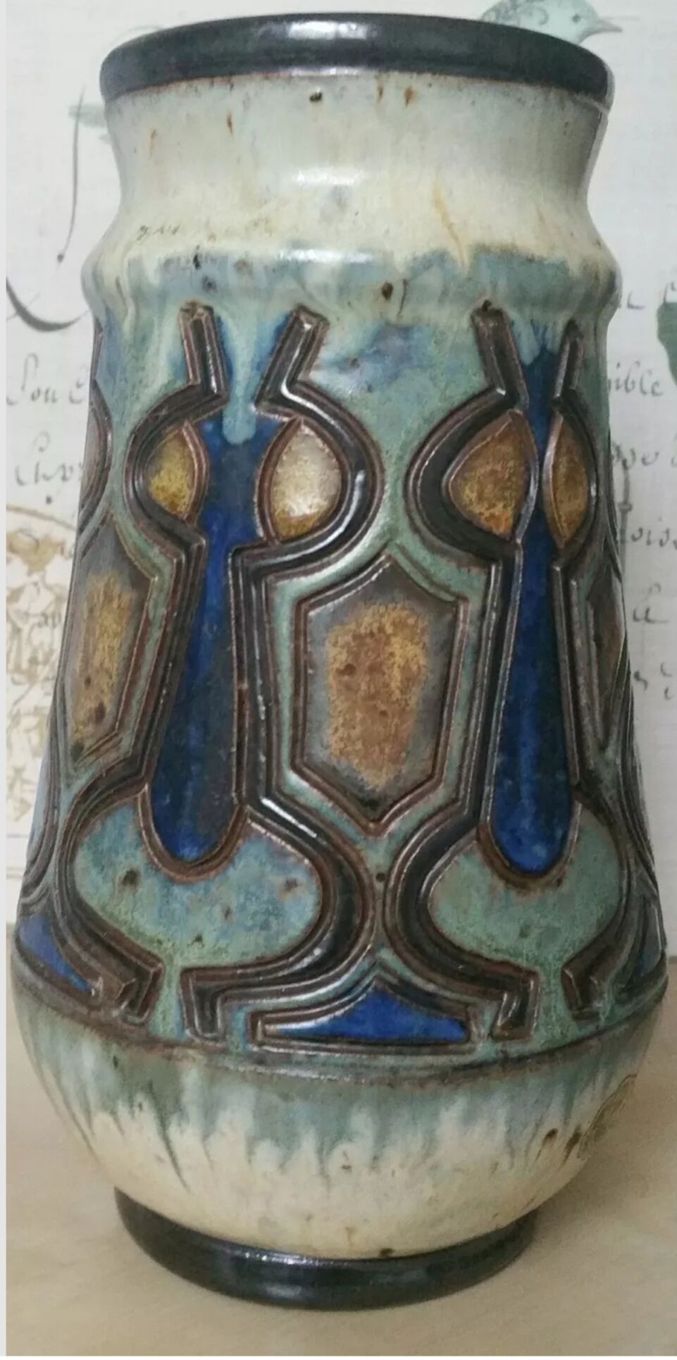 Ethic vase by Dubois