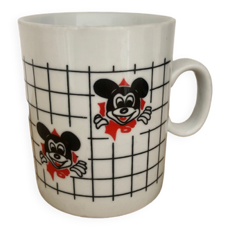 Rare Zsolnay Hungarian porcelain Mickey mug