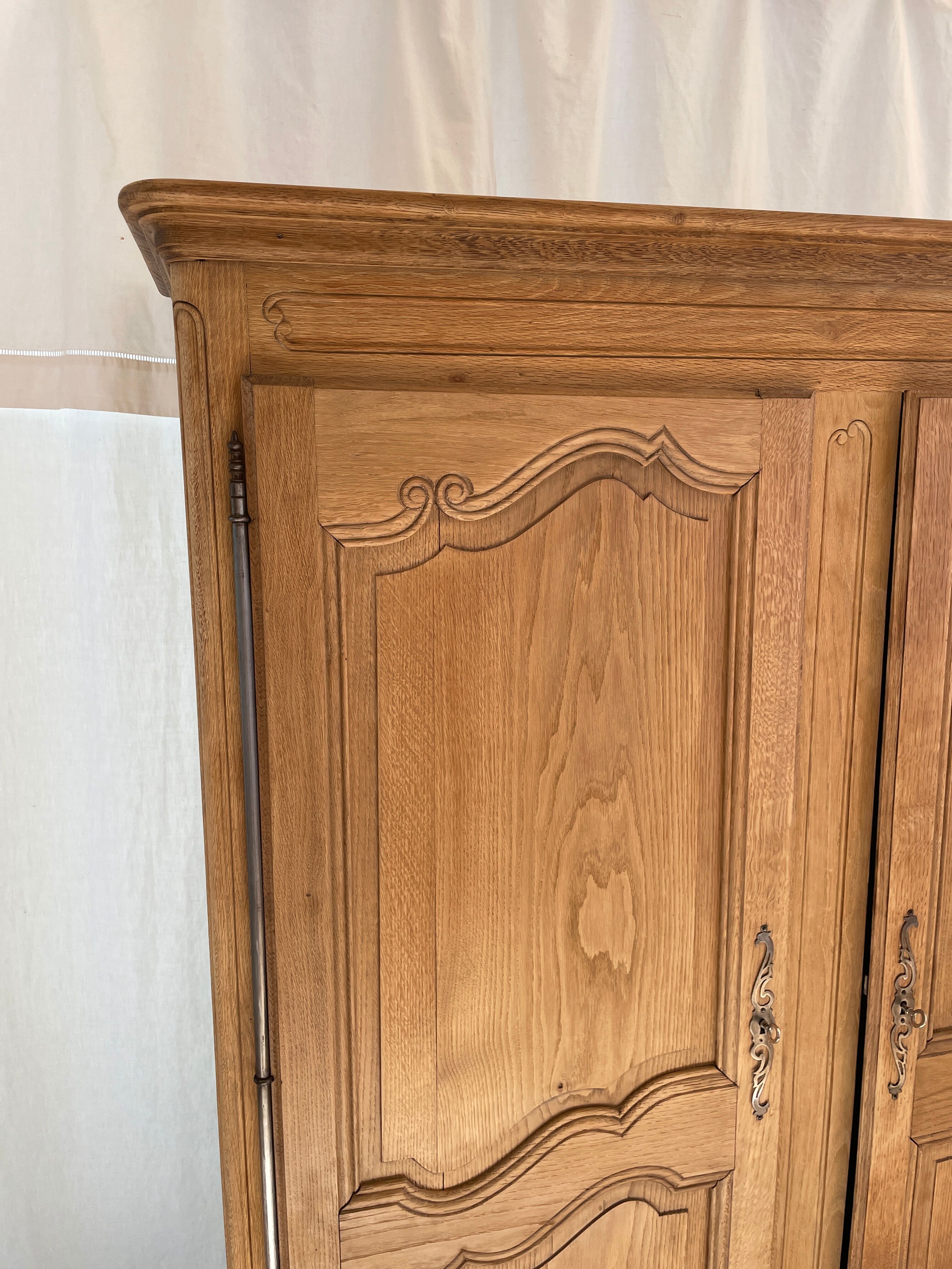 Vintage raw wood cabinet