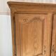 Vintage raw wood cabinet