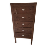 furniture with enamel plaque