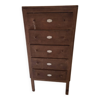 furniture with enamel plaque