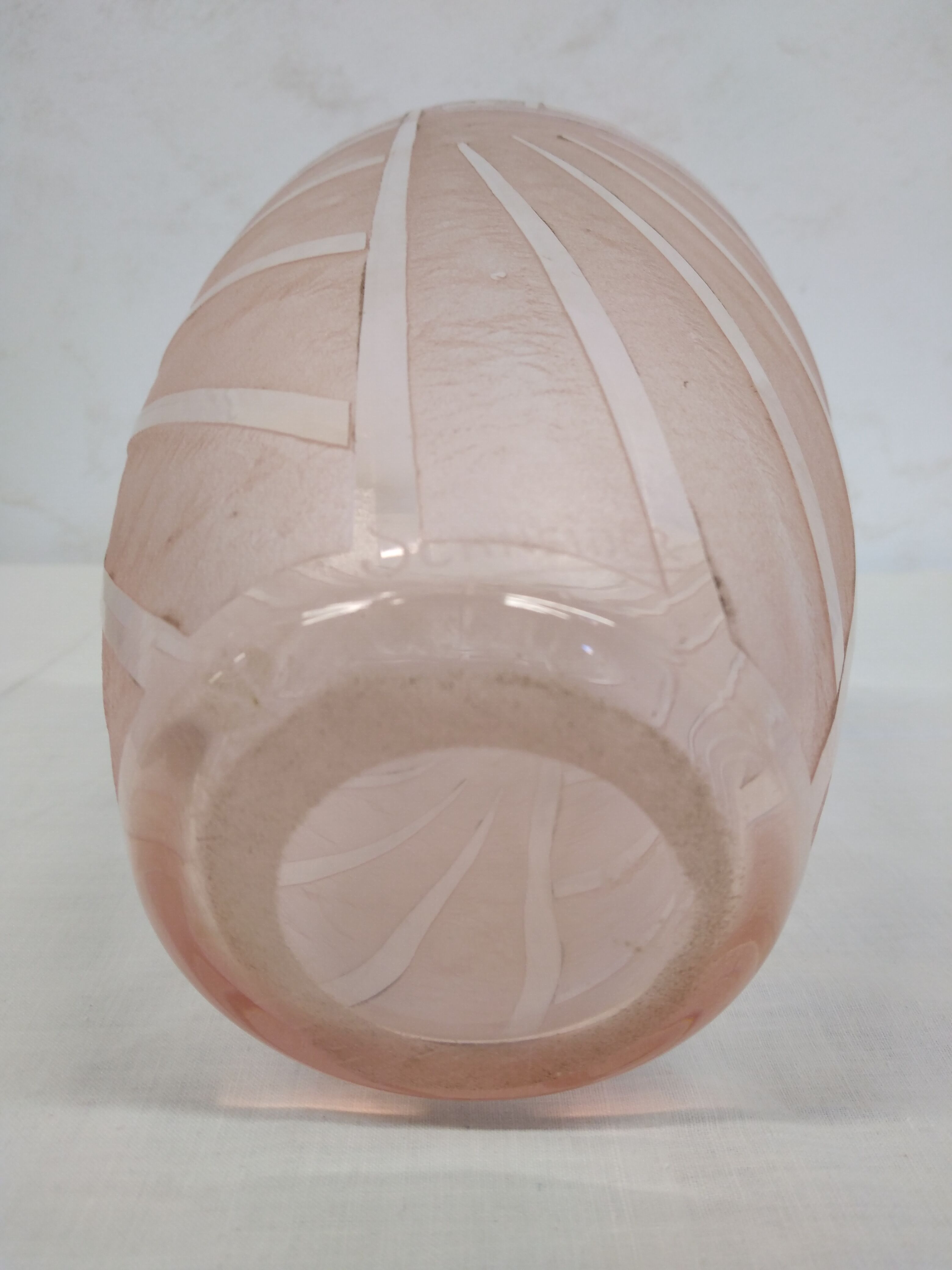 Schneider art deco ice vase