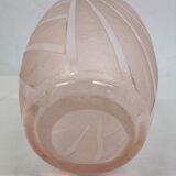 Schneider art deco ice vase