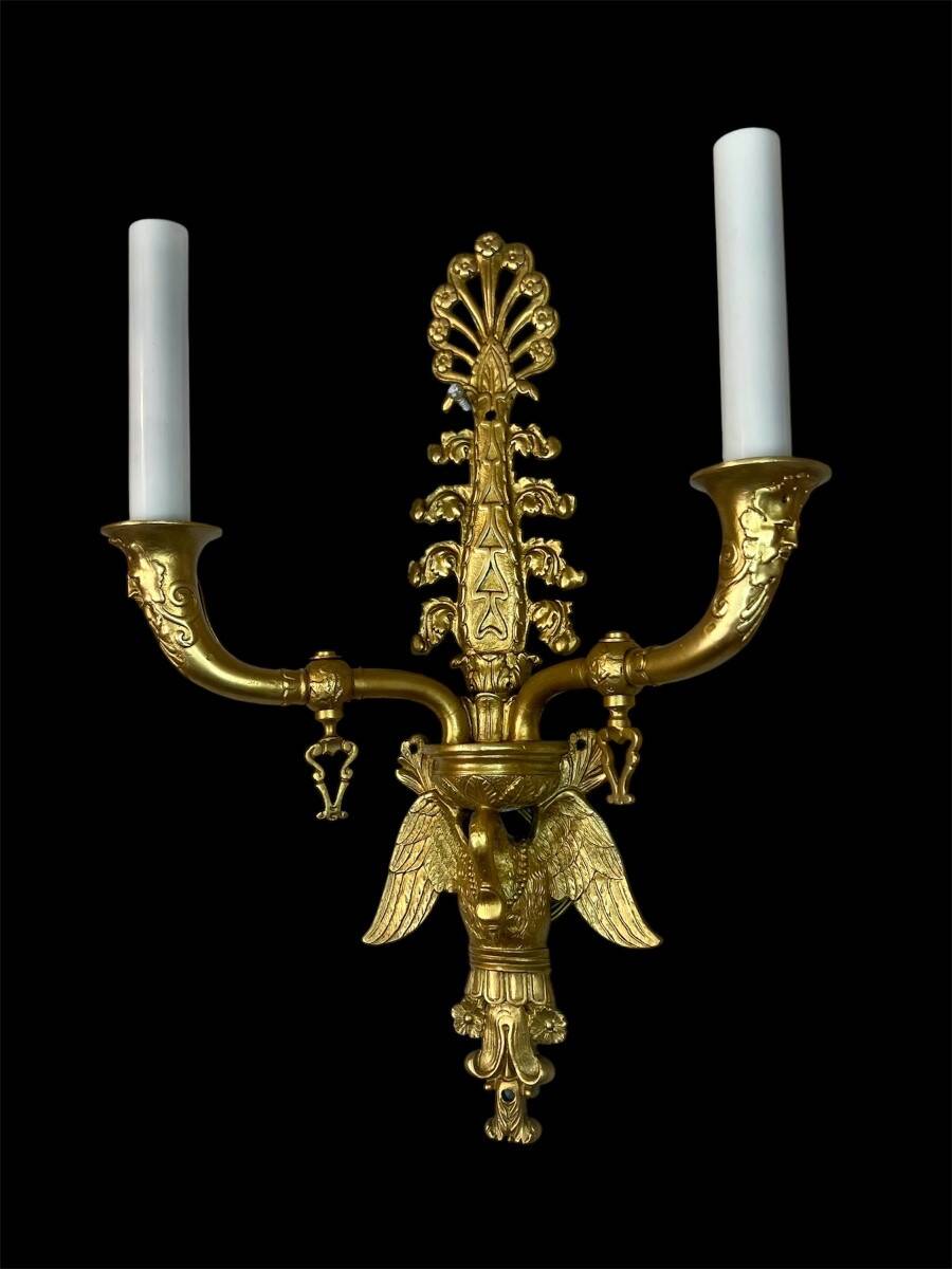 Paire d’appliques Napoléon III