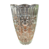 Vase en verre vintage 1960 1970