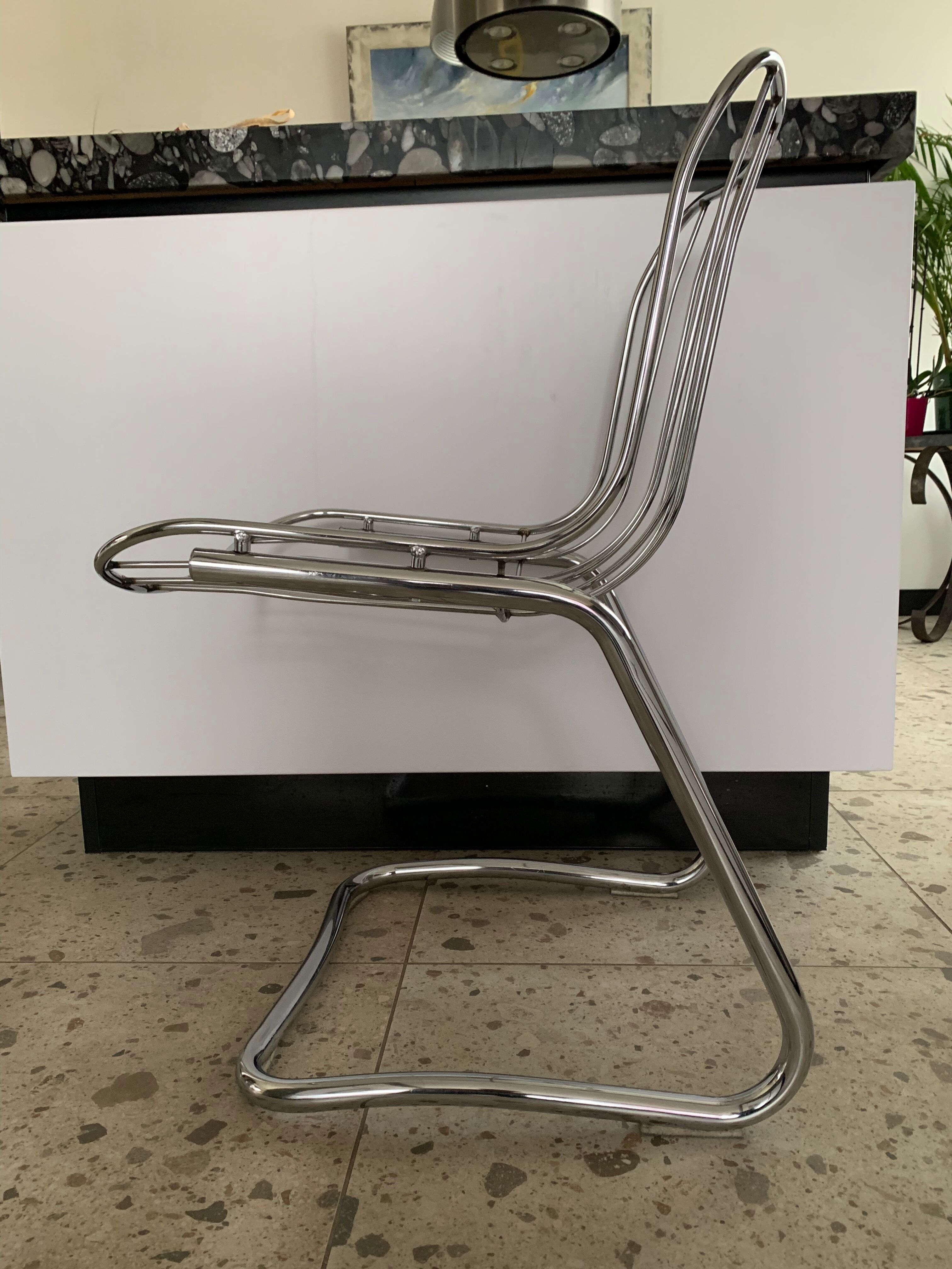 Metal basket chairs