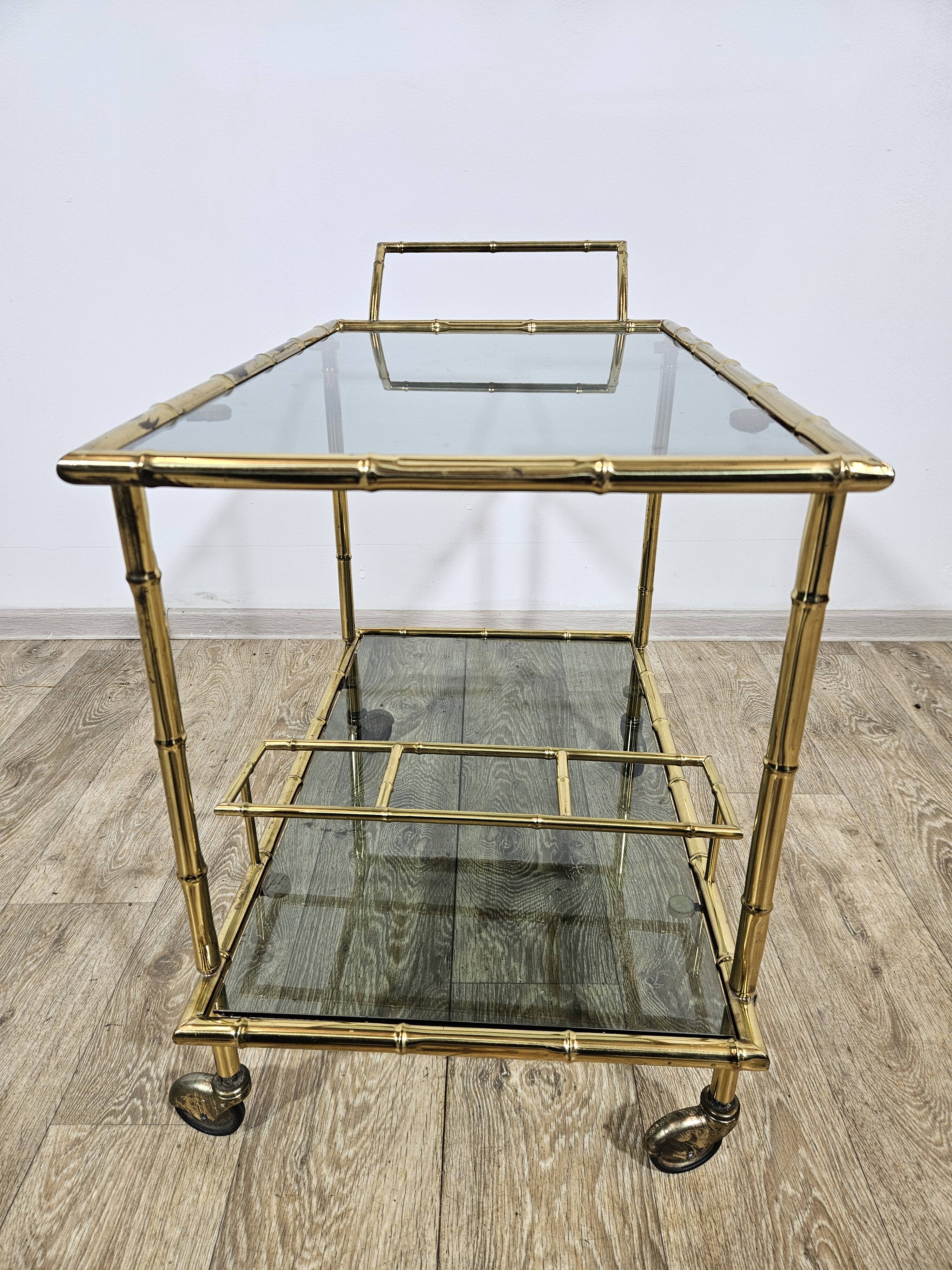 Exclusive bar cart, France, 1970s.