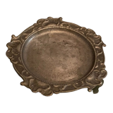 Rocaille style pewter dish