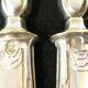 Service cover has mignardises art deco solid silver stuffed minerve
