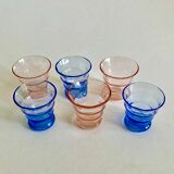 Art deco glasses set, 1950