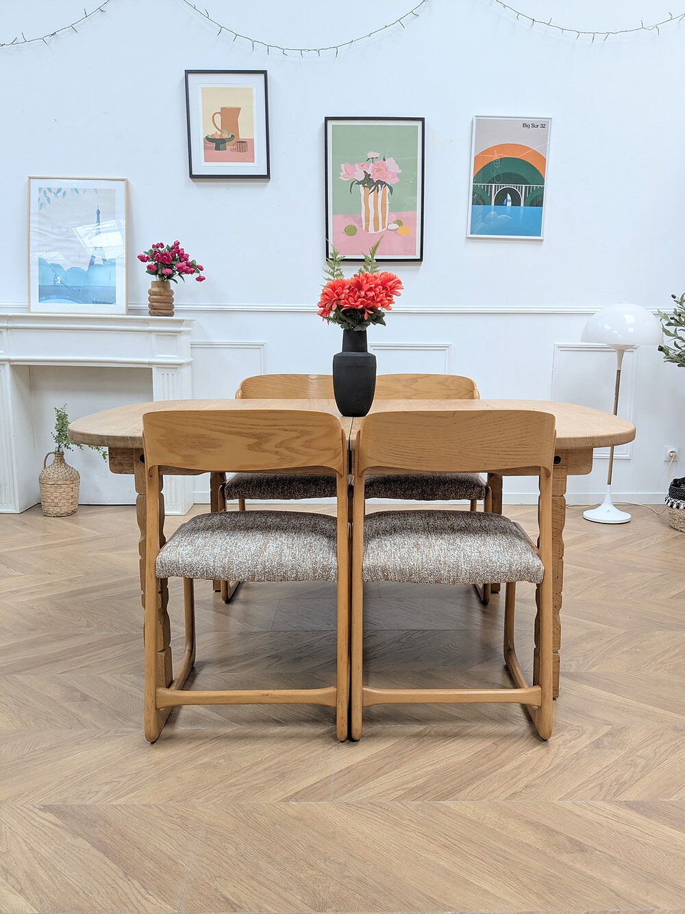Set of 4 vintage chairs