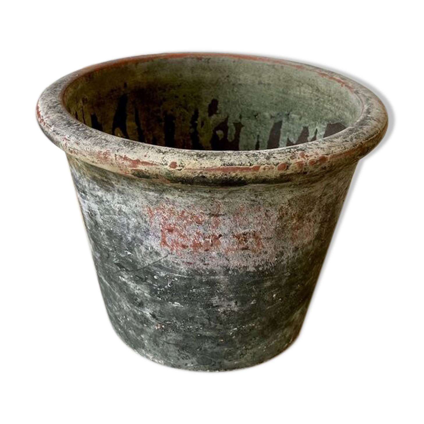 Terracotta green pot ⌀ 20 cm