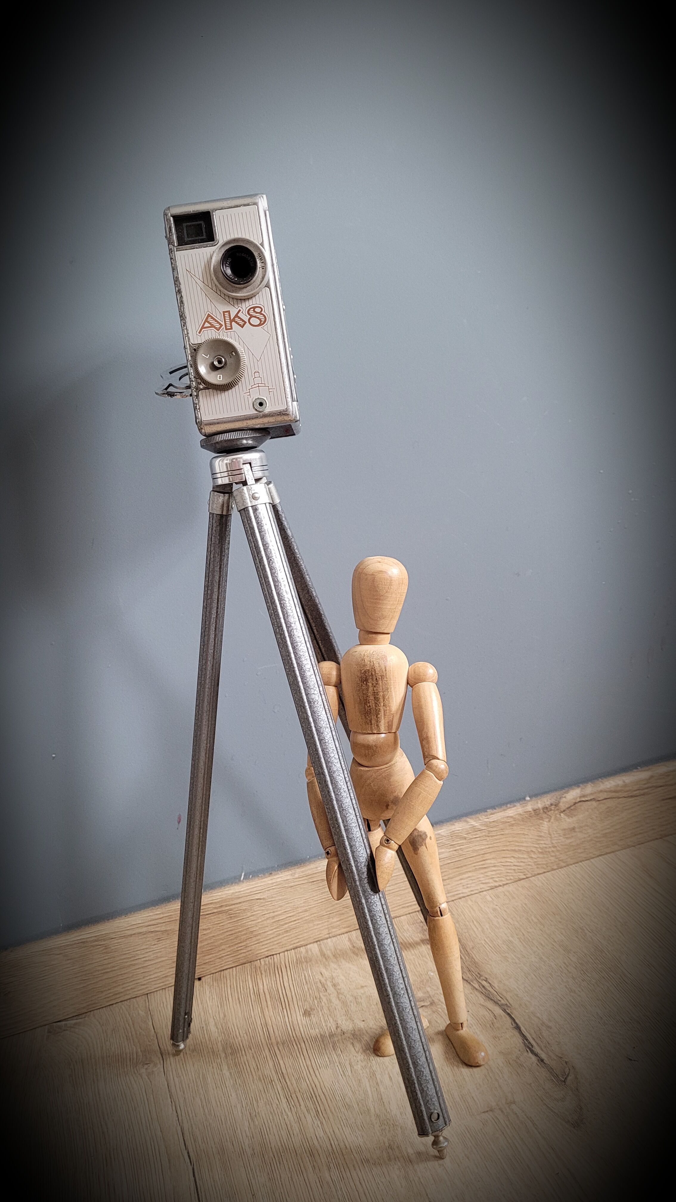 AK8 camera on tripod