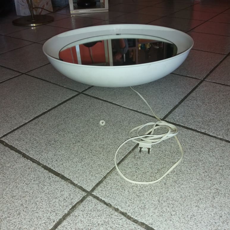 Backlit mirror by Poul Henningsen for Louis Poulsen, 1960 - 50x50cm