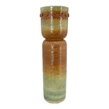 Vase artistique en céramique du milieu du siècle, Tchécoslovaquie