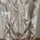 Vintage hexagonal cut crystal vase from Arques.