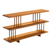 Mid-Century three tier wooden shelving unit