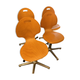 Set of 4 office chairs