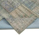 Handwoven Anatolian Contemporary 173 cm x 247 cm Grey Patchwork Carpet