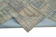 Handwoven Anatolian Contemporary 173 cm x 247 cm Grey Patchwork Carpet