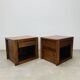 Paire de chevets orme Maison Regain vintage