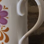 Cafetière vintage Winterling Bavaria – Décor floral seventies