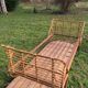 Rattan basket bed